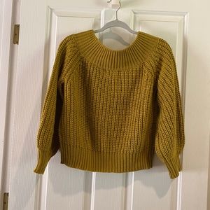 Boat neck sweater
